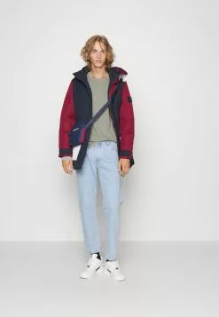 Pier One 5 PACK - Langarmshirt - Black/dark Blue/stone