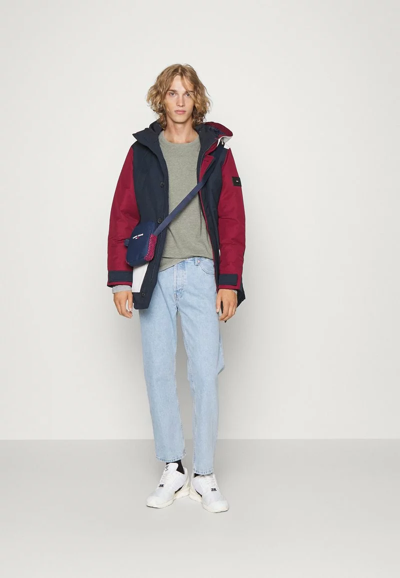 Pier One 5 PACK - Langarmshirt - Black/dark Blue/stone 1 Pier One 5 PACK - Langarmshirt - Black/dark Blue/stone