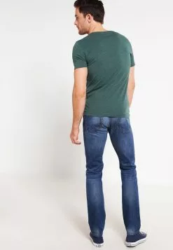 Pier One T-Shirt Basic - Green Melange -Pier One Geschäft 0d427aad8ad74f139ced6de698cc5d73