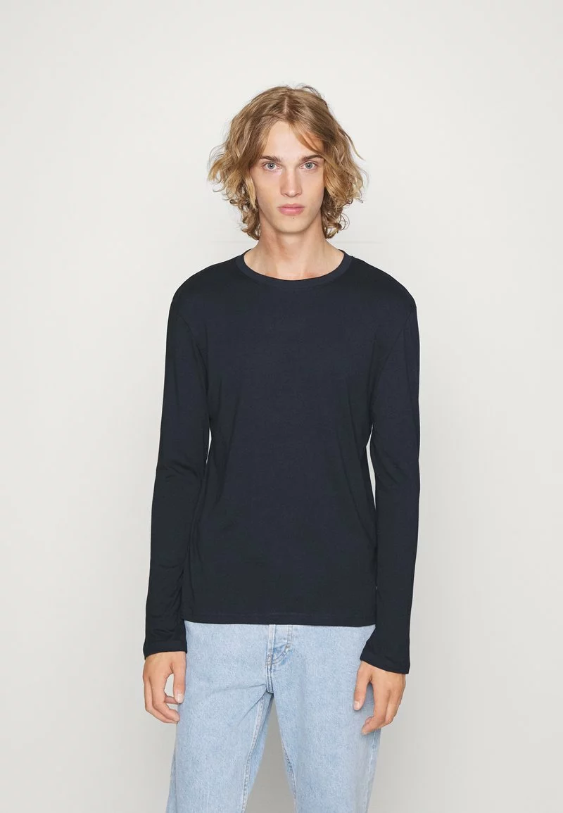 Pier One 5 PACK - Langarmshirt - Black/dark Blue/stone 5 Pier One 5 PACK - Langarmshirt - Black/dark Blue/stone – Bild 5