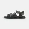 Pier One UNISEX - Riemensandalette - Black