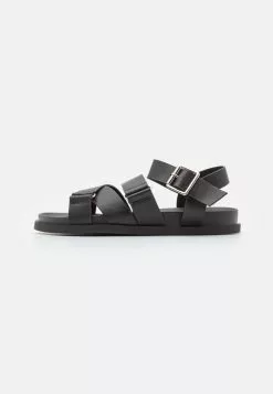 Pier One UNISEX - Riemensandalette - Black