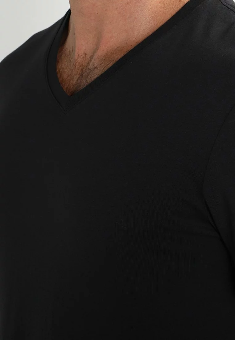 Pier One 2 PACK - T-Shirt Basic - Black 5 Pier One 2 PACK - T-Shirt Basic - Black – Bild 5