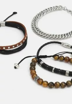 Pier One 4 PACK - Armband - Silver-coloured -Pier One Geschäft 160a55536e024fbc8ff5de3525191522