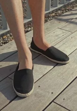 Pier One RENA ESPADRILLE UNISEX - Espadrille - Black -Pier One Geschäft 1649684513267