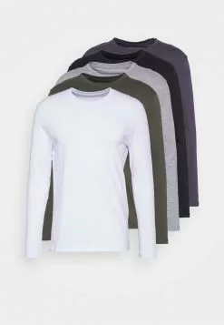 Pier One 5 PACK - Langarmshirt - Black/white/olive 11 Pier One 5 PACK - Langarmshirt - Black/white/olive -Pier One Geschäft 1811e4e1633c4594abae2f43c4e4d170
