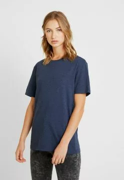 Pier One T-Shirt Basic - Dark Blue Melange -Pier One Geschäft 1913ab27ec374ef0b3e6a5ff891afb49