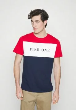 Pier One T-Shirt Print - Dark Blue