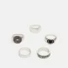 Pier One 5 PACK - Ring - Silver-coloured