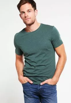Pier One T-Shirt Basic - Green Melange
