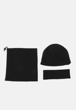 Pier One FLEECE UNISEX SET - Mütze - Black -Pier One Geschäft 2d2217826bb64e768a7e39ae427c56f1 1