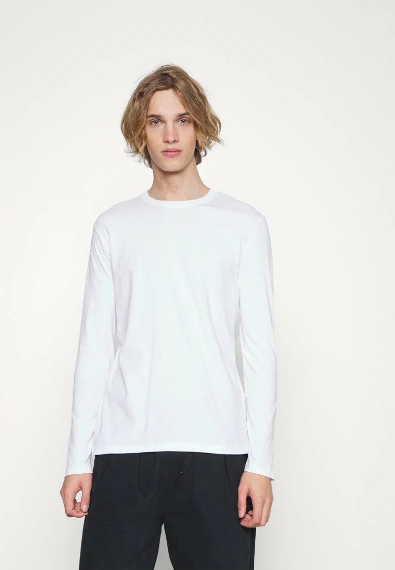 Pier One 5 PACK - Langarmshirt - Black/white/olive 4 Pier One 5 PACK - Langarmshirt - Black/white/olive – Bild 4