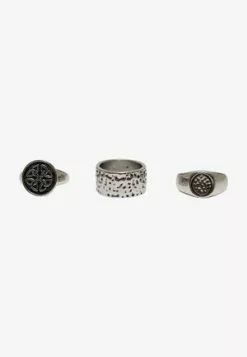 Pier One 5 PACK - Ring - Silver-coloured -Pier One Geschäft 3b77defac0624015b496465323d93289