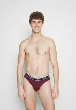 Pier One BRANDED WAISTBAND BRIEFS 3 PACK - Slip - Dark Blue /green/bordeaux -Pier One Geschäft 3bf4517ea3b5408a9a622d206f05beec