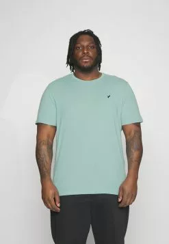 Pier One 5 PACK - T-Shirt Basic - Dark Green/beige/light Blue -Pier One Geschäft 3f6494368a9744978fbf48ab5a067dae