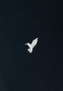 Pier One PIQUE EMBRO DETAIL - T-Shirt Basic - Dark Blue -Pier One Geschäft 421eaf6ab4a14994be819750c9b8e6d4