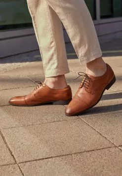 Pier One LEATHER - Business-Schnürer - Cognac -Pier One Geschäft 45397042968846b6a0ce0bf51f94de33