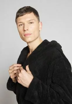 Pier One Bademantel - Black -Pier One Geschäft 46ddd89e67e647d9a552c22e74d82b35