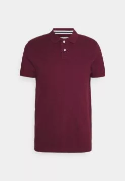 Pier One 3 PACK - Poloshirt - Bordeaux/white/dark Blue -Pier One Geschäft 4cc9c115b9e24e409168180abfd6760c