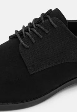 Pier One UNISEX - Sportlicher Schnürer - Black -Pier One Geschäft 4fc96556fa444bfd972f4e5fb5ac4192