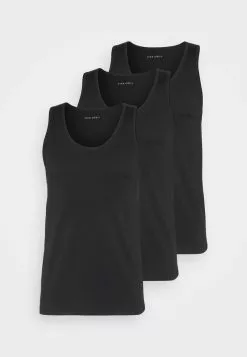 Pier One 3 PACK - Top - Black -Pier One Geschäft 53d2b6fb89474a66a34f13a6a78b9788