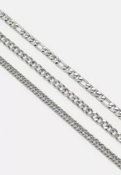 Pier One 3 PACK UNISEX - Halskette - Silver-coloured -Pier One Geschäft 60d79f053d59406695d90cf1c26a8416