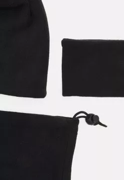 Pier One FLEECE UNISEX SET - Mütze - Black -Pier One Geschäft 61e91d97a5ca421f93169d4ff34a76b8