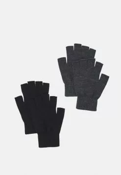 Pier One 2 PACK - Fingerhandschuh - Black/grey -Pier One Geschäft 65f7cac1e5894adb85510bf74e6dae09 1