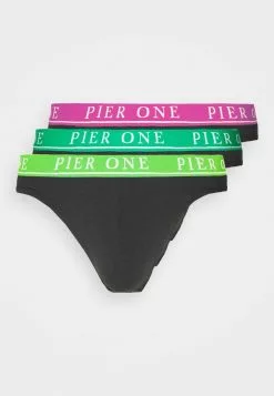 Pier One BRANDED WAISTBAND BRIEFS 3 PACK - Slip - Black 10 Pier One BRANDED WAISTBAND BRIEFS 3 PACK - Slip - Black -Pier One Geschäft 68332279d8a640caac60267b6cd7c785