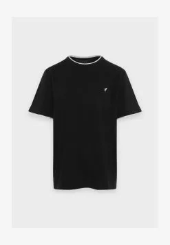 Pier One PIQUE EMBRO DETAIL - T-Shirt Basic - Dark Blue -Pier One Geschäft 7e71ffc743c24636b8516f5dbb4a5e75