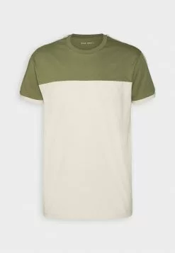 Pier One T-Shirt Print - Khaki/off-white -Pier One Geschäft 829422407edf48bca90300a029920a9e