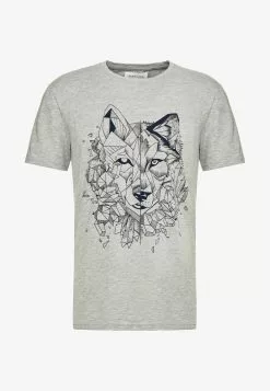 Pier One T-Shirt Print - Mottled Grey -Pier One Geschäft 83a9a3118dbe4577af7e98ab4d8a6a9b