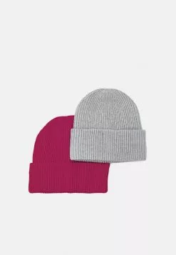 Pier One UNISEX 2 PACK - Mütze - Red/grey -Pier One Geschäft 974eebccedc348d4971691706216c905 1