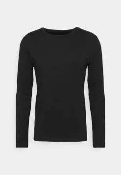 Pier One 2 PACK - Langarmshirt - Beige/black -Pier One Geschäft 98962da77d194683a23cc3b46922345e