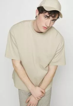 Pier One T-Shirt Basic - Beige -Pier One Geschäft 9ec49de4e17d477cafc4f77aa4f6354c