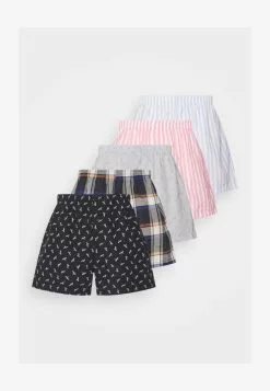 Pier One 5 PACK - Boxershorts - Blue/dark Blue/pink - -Pier One Geschäft 9fb699084db745fb82f3afe419449e07