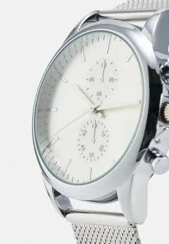 Pier One UNISEX - Chronograph - Silver-coloured -Pier One Geschäft a3b13f9297e1480998985e1a2a89197f