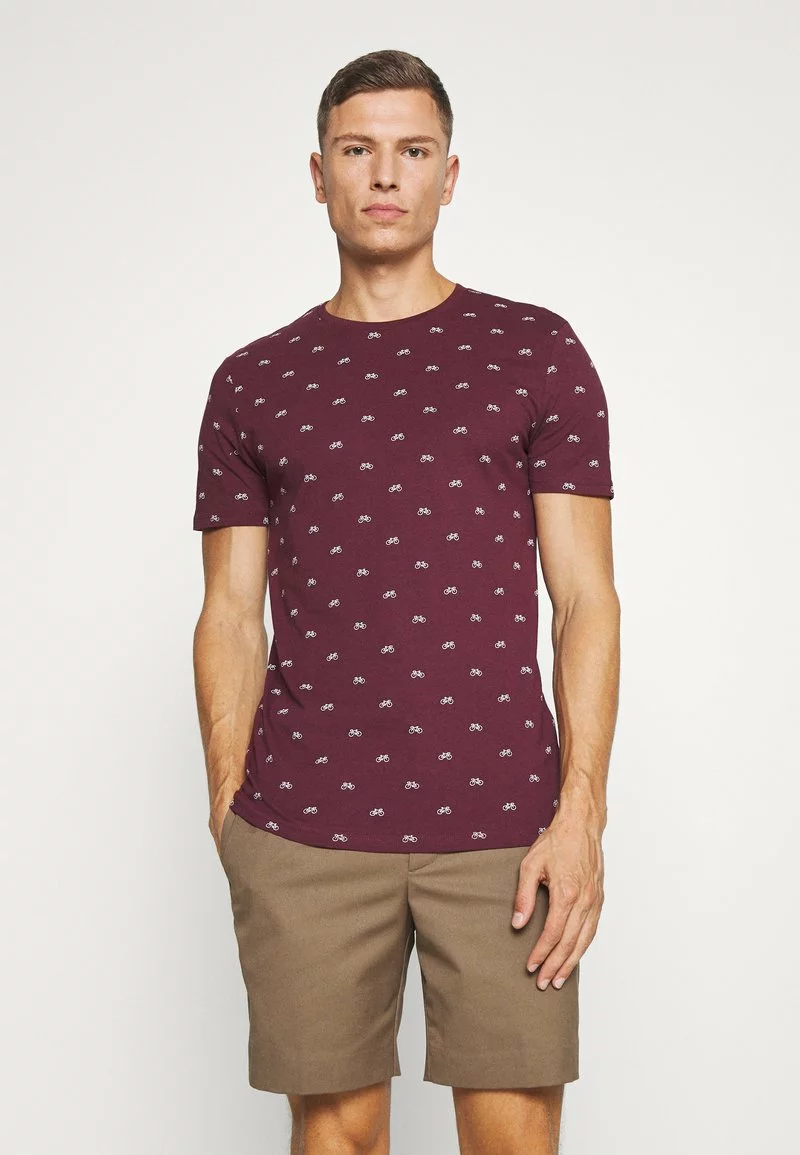 Pier One T-Shirt Print - Bordeaux 1 Pier One T-Shirt Print - Bordeaux