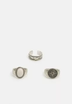 Pier One 3 PACK - Ring - Silver-coloured -Pier One Geschäft af359e71100c434e9c9716078e03e80c 4
