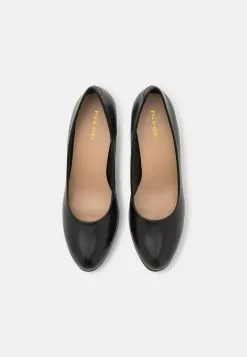 Pier One LEATHER - Plateaupumps - Black -Pier One Geschäft b447c159e0a14cfeb7d38d0d85758019
