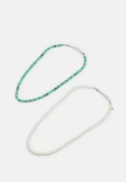 Pier One 2 PACK UNISEX - Halskette - Silver 10 Pier One 2 PACK UNISEX - Halskette - Silver -Pier One Geschäft b6e1a1b49c3145ae95047928a486dea5