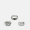 Pier One 3 PACK - Ring - Silver-coloured