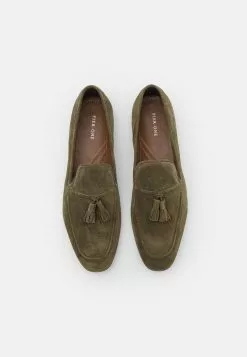 Pier One LEATHER - Slipper - Green -Pier One Geschäft bdf522fc33624bf1b13ed4bff8e4e7bf