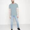 Pier One T-Shirt Basic - Light Blue/yellow/mint