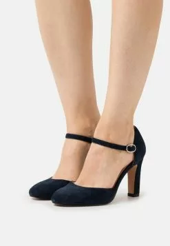 Pier One LEATHER - Pumps - Dark Blue
