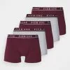 Pier One 5 PACK - Panties - Bordeaux/mottled Grey