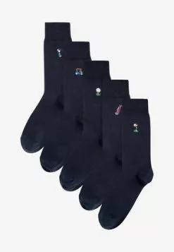Pier One 5 PACK - Socken - Black -Pier One Geschäft d15aaee664114fe0a788a930908fed14