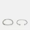 Pier One 2 PACK - Armband - Silver-coloured
