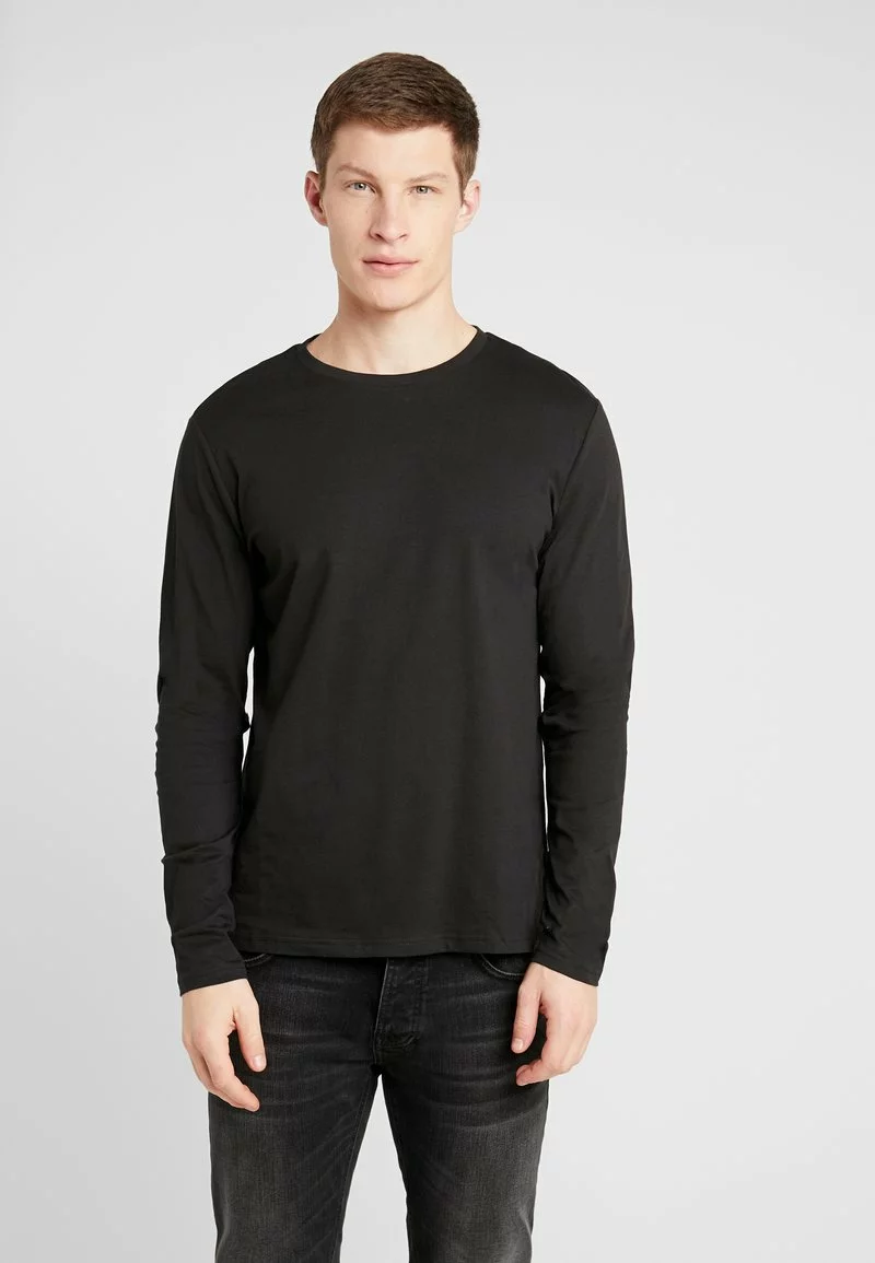 Pier One Langarmshirt - Black 1 Pier One Langarmshirt - Black