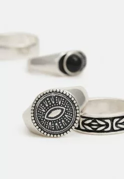 Pier One 5 PACK - Ring - Silver-coloured 8 Pier One 5 PACK - Ring - Silver-coloured -Pier One Geschäft db6a637888e34ec5a4d8dceca3b8fe16